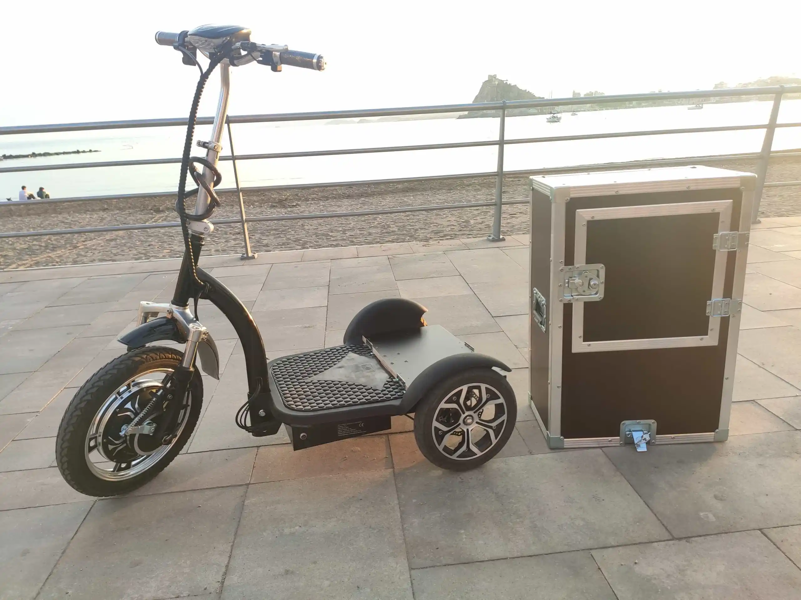 Scooter Electric Baby Cart Motorized Scooter Pushchair Electric Scooter  Stroller Top, image size:2560x1920